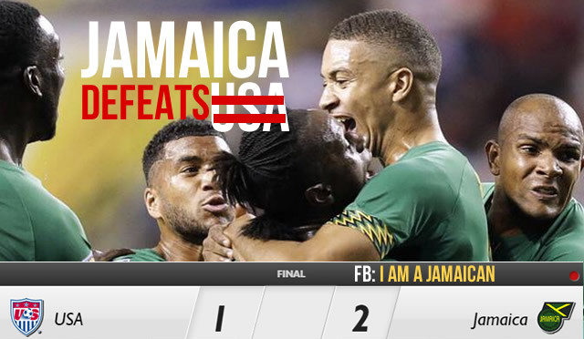 Watch: Jamaica Makes History Defeating USA 2-1, first Caribbean team to make to the Gold Cup final