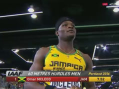 Omar Mcleod Wins Men's 60m Hurdles Semi-Final in 7.52