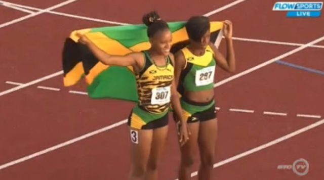 Gold, Silver for Jamaica in Girls' 200m at CARIFTA 2016