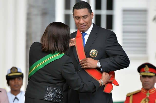 jamaica prime minister picture