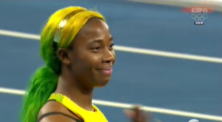 Shelly-Ann Fraser-Pryce Wins Heat 4 of Women's 100m at Rio 2016 Olympics