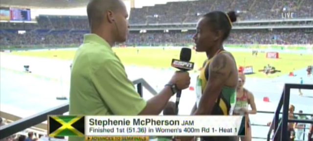 Stephenie-Ann McPherson Wins Heat 1 of Women’s 400m at Rio Olympics | I ...