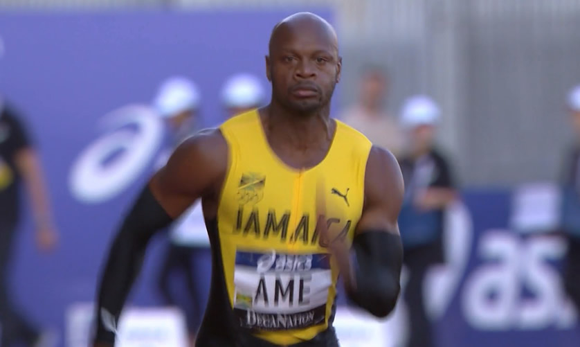 Asafa Powell Wins 100m at DecaNation in France
