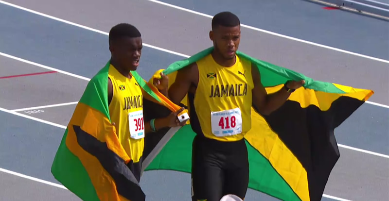 1-3 For Jamaica Boys' 110 Meter Hurdles U-20 at Carifta 2017