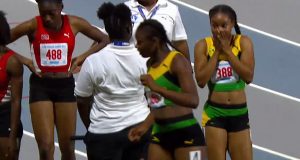 Kevona Davis Wins 100m Gold U-18 at 2017 CARIFTA Games