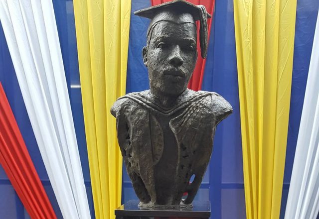 Jamaicans shocked by this Marcus Garvey bust unveiled UWI