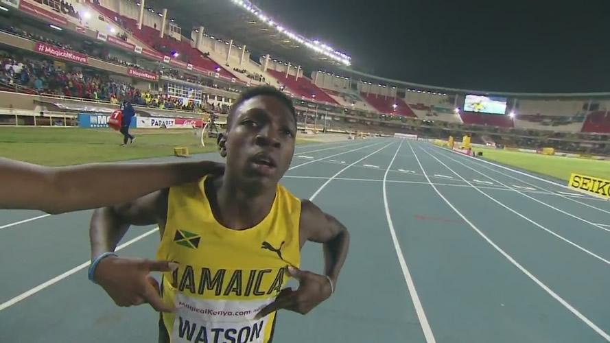 GOLD: Antonio Watson wins 400m at World U18 Championships