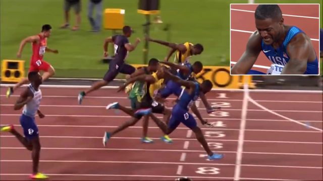Justin Gatlin beats Usain Bolt in 100m FINAL World Championships