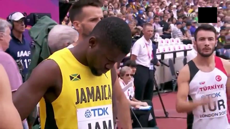 Jamaica fades OUT of Men's 4x400m Relay FINAL