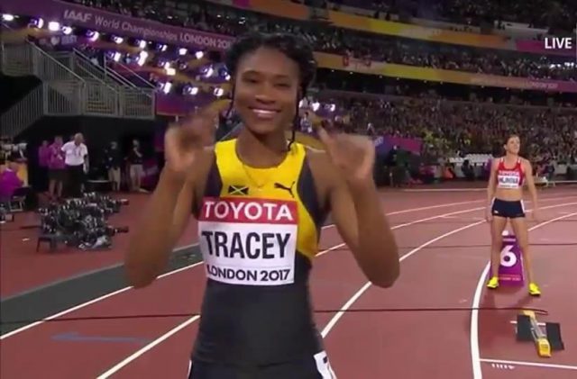 Ristananna Tracey Wins Bronze - Women’s 400m Hurdles at World Championships