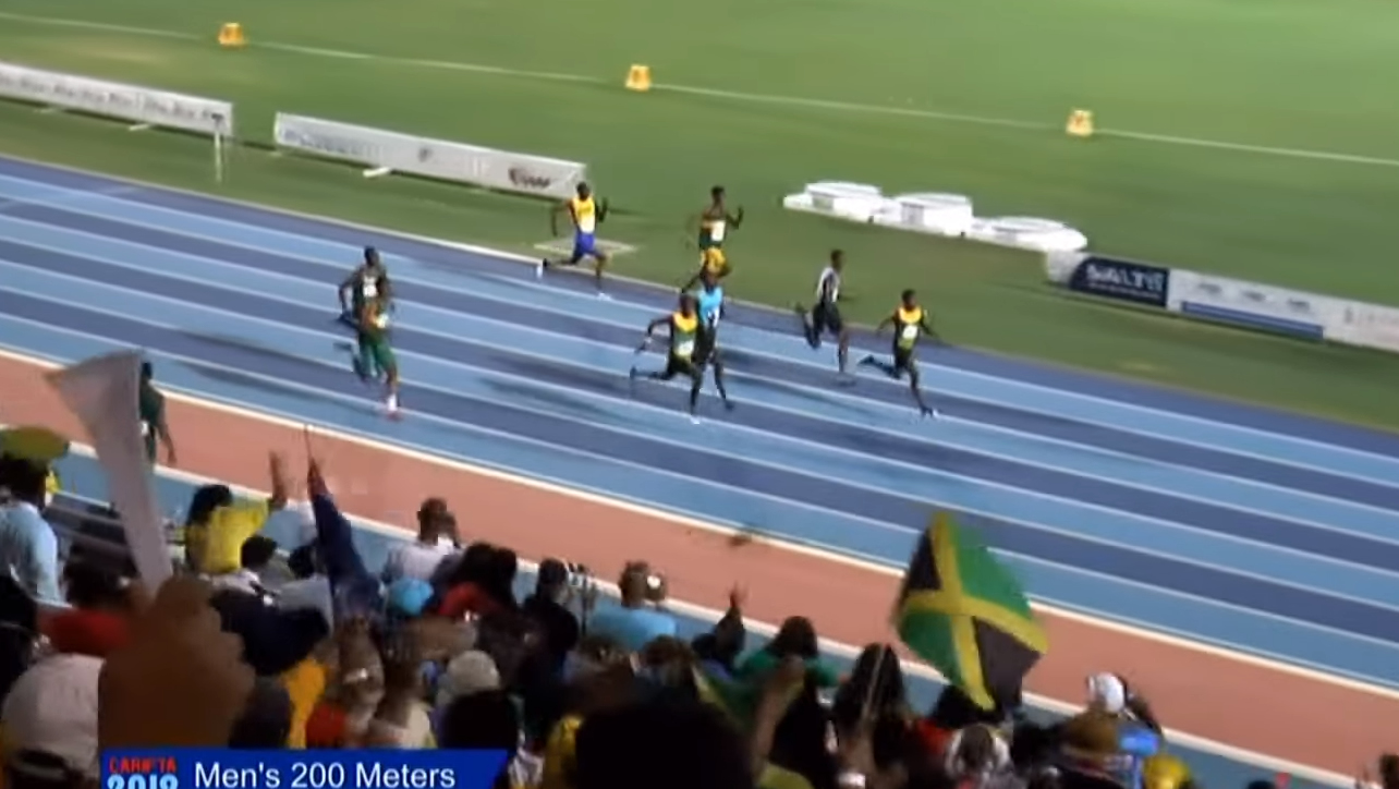 Team Jamaica won Boy's 200m U-20 Gold And Silver at 2019 CARIFTA Games
