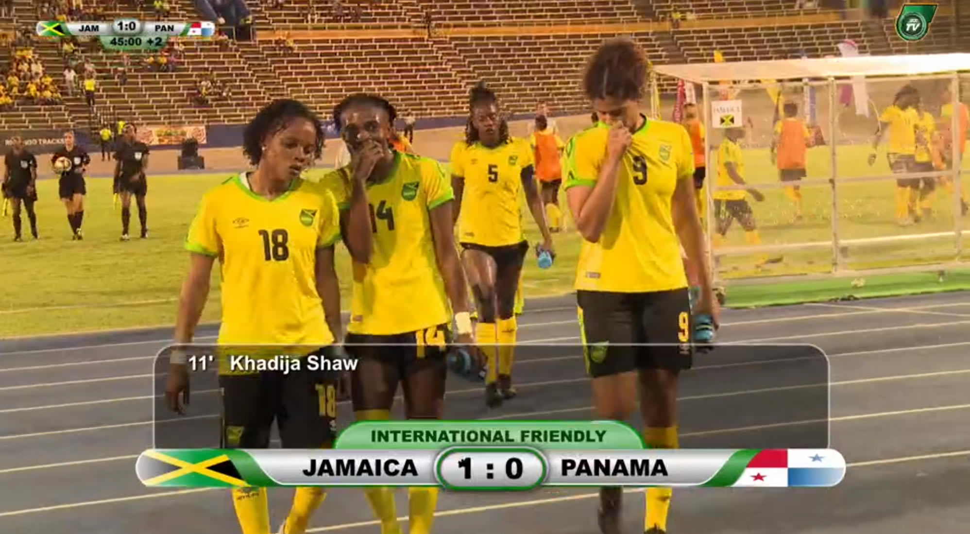 Goalll: Reggae Girlz 1-0 Panama