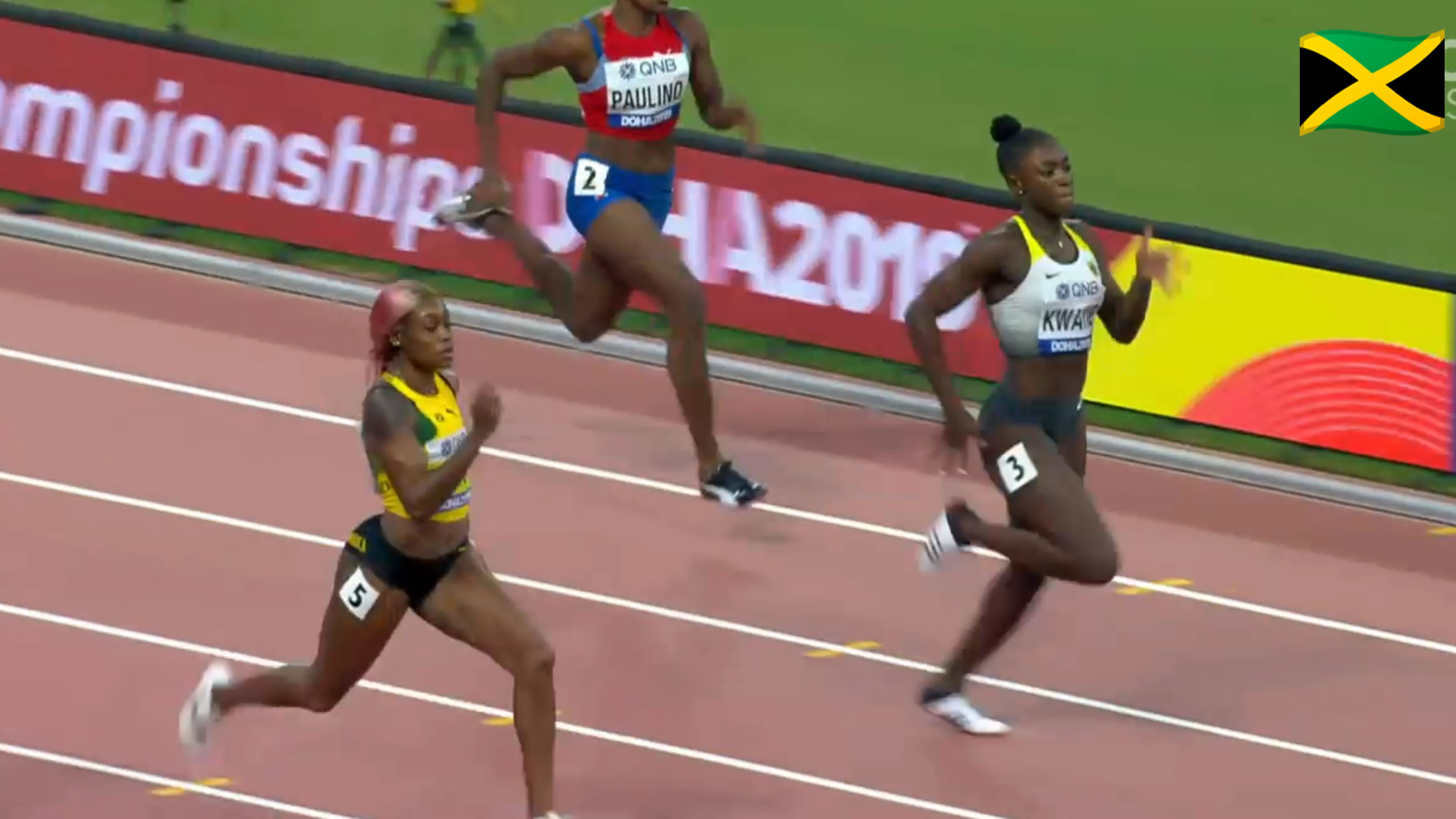 Watch: Elaine Thompson qualifies for 200m semi-final at World Champs