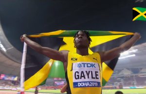 Watch: Tajay Gayle wins GOLD, Long Jump World ChampionGold, Makes History in Doha