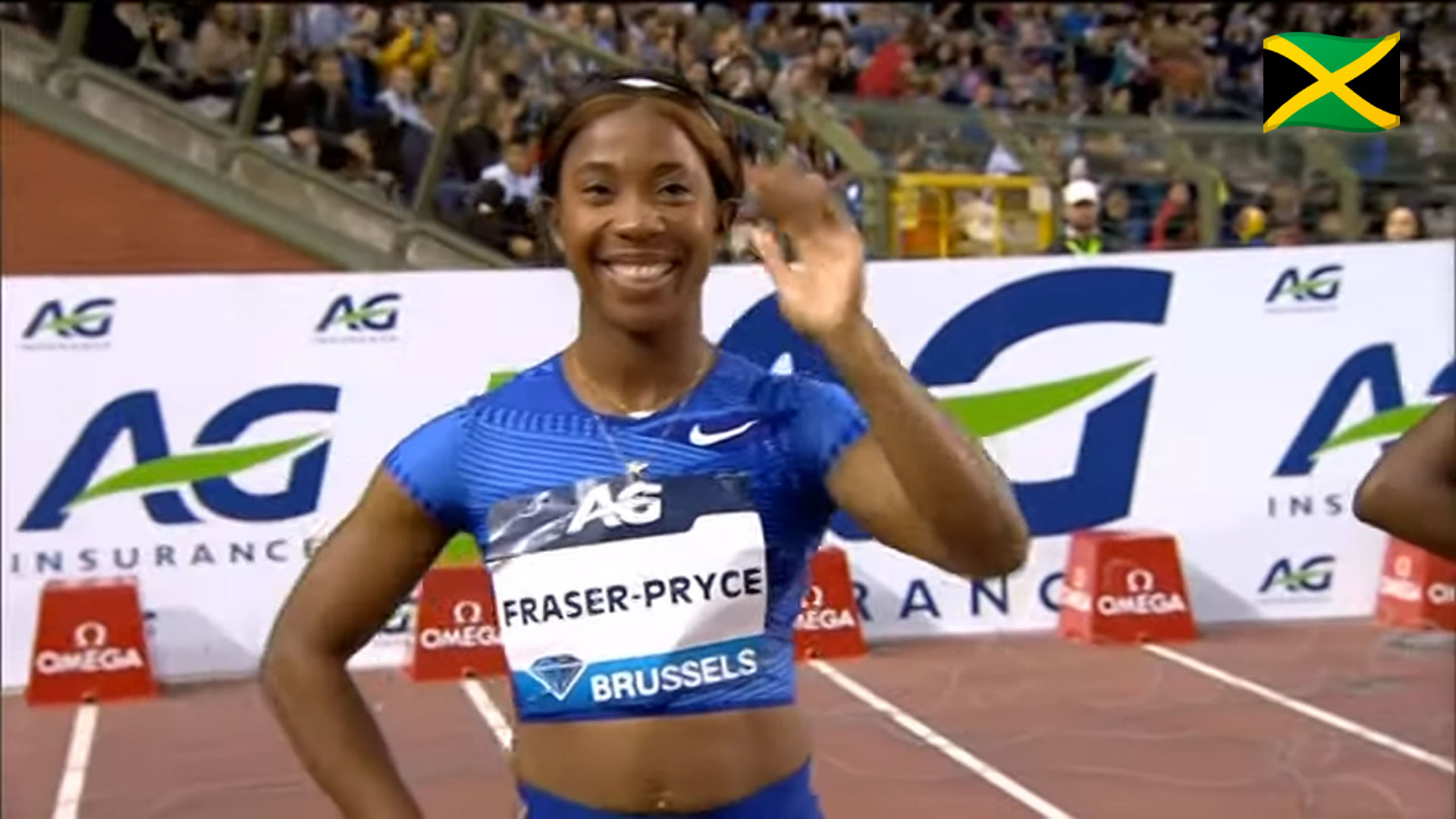 Shelly-Ann Fraser-Pryce finishes 2nd in Brussels Diamond League 100m