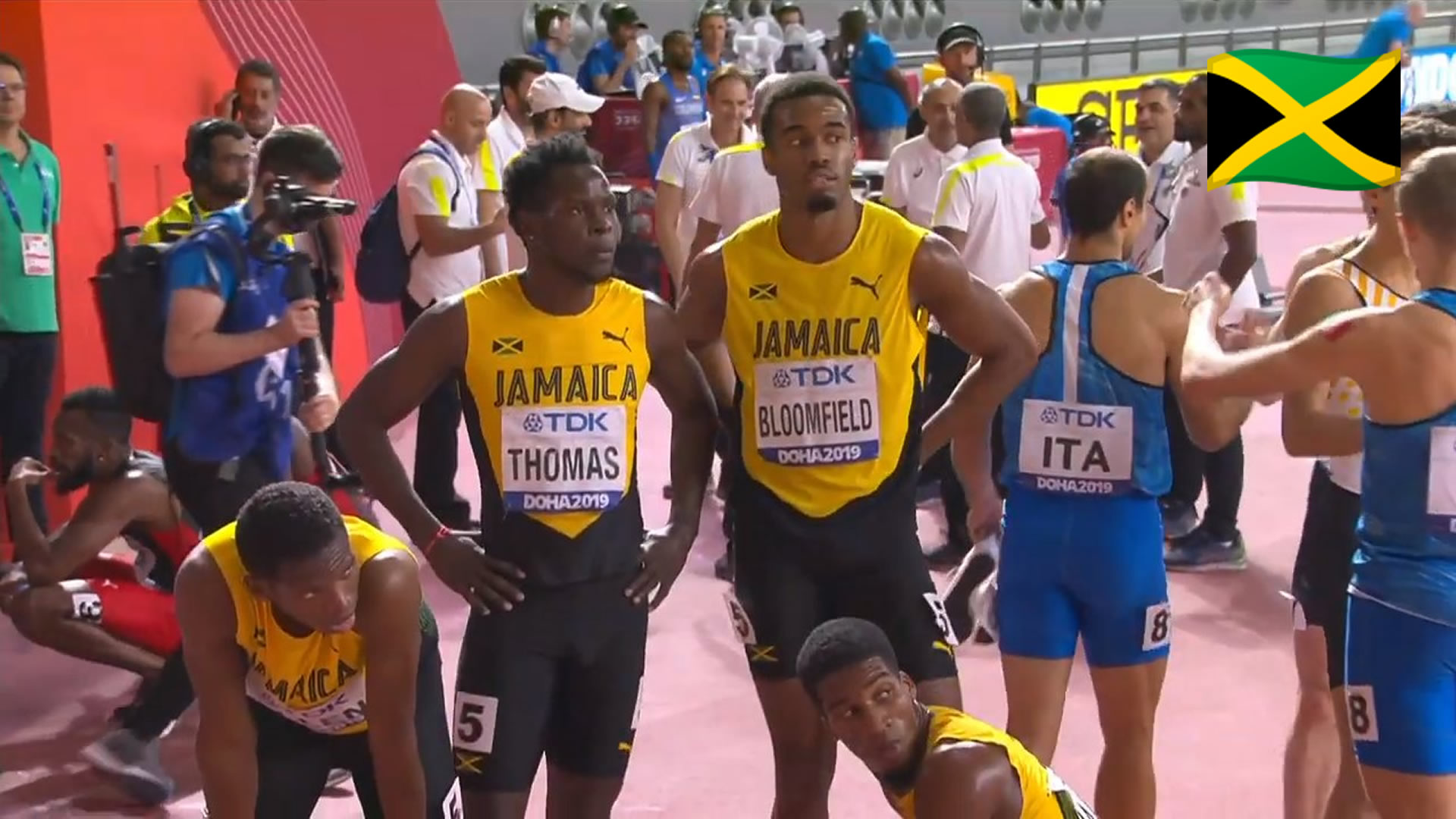 Watch: Team Jamaica Wins Silver in Men's 4x400m Relay At World Champs