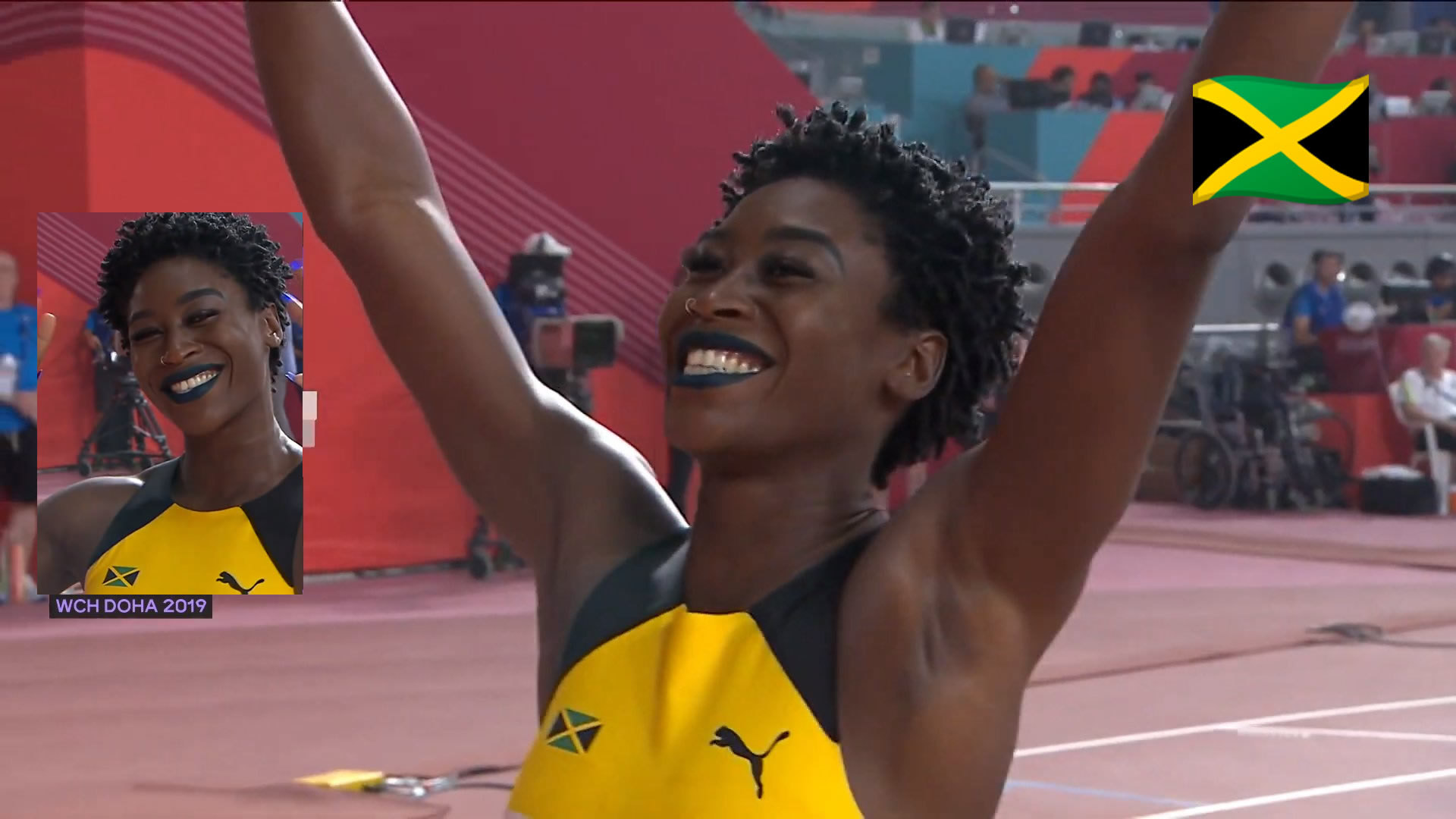 Watch: Rushell Clayton Wins 400m Hurdles Bronze for Jamaica At World Champs