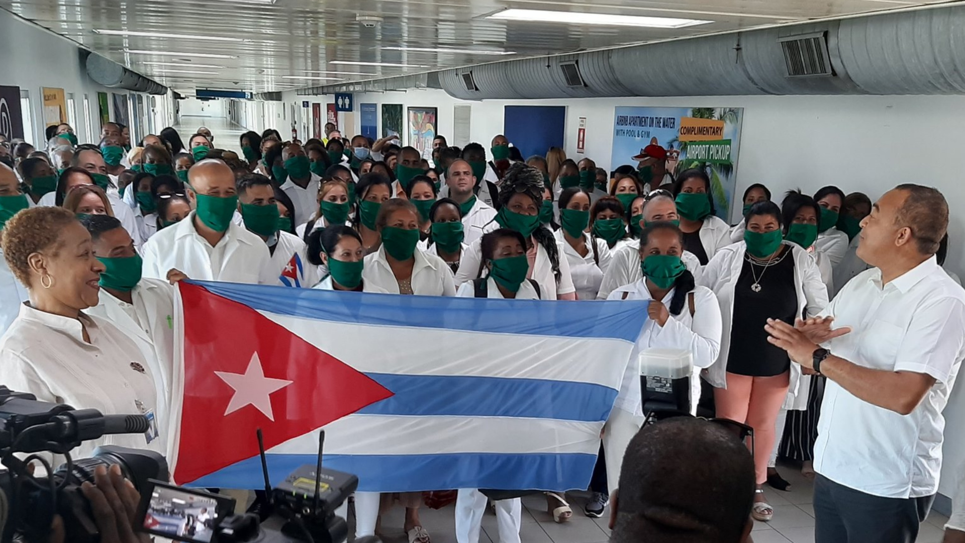 140 medical professionals from Cuba arrive in Jamaica to help fight against COVID-19