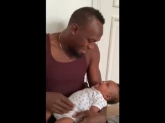 Watch: Usain Bolt shares adorable moment with his daughter Olympia Lightning Bolt