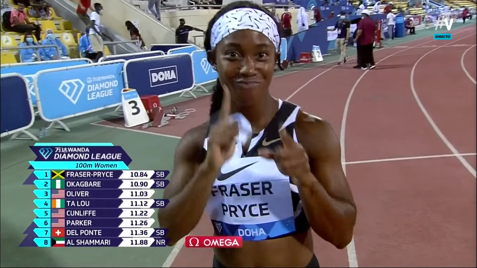 Watch: Shelly-Ann Fraser-Pryce Wins 100m in 10.84 — Doha Diamond League