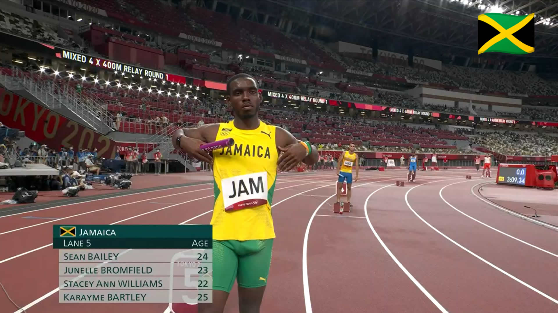 Jamaica’s Mixed 4×400 Metres Relay Team qualifies for final Tokyo