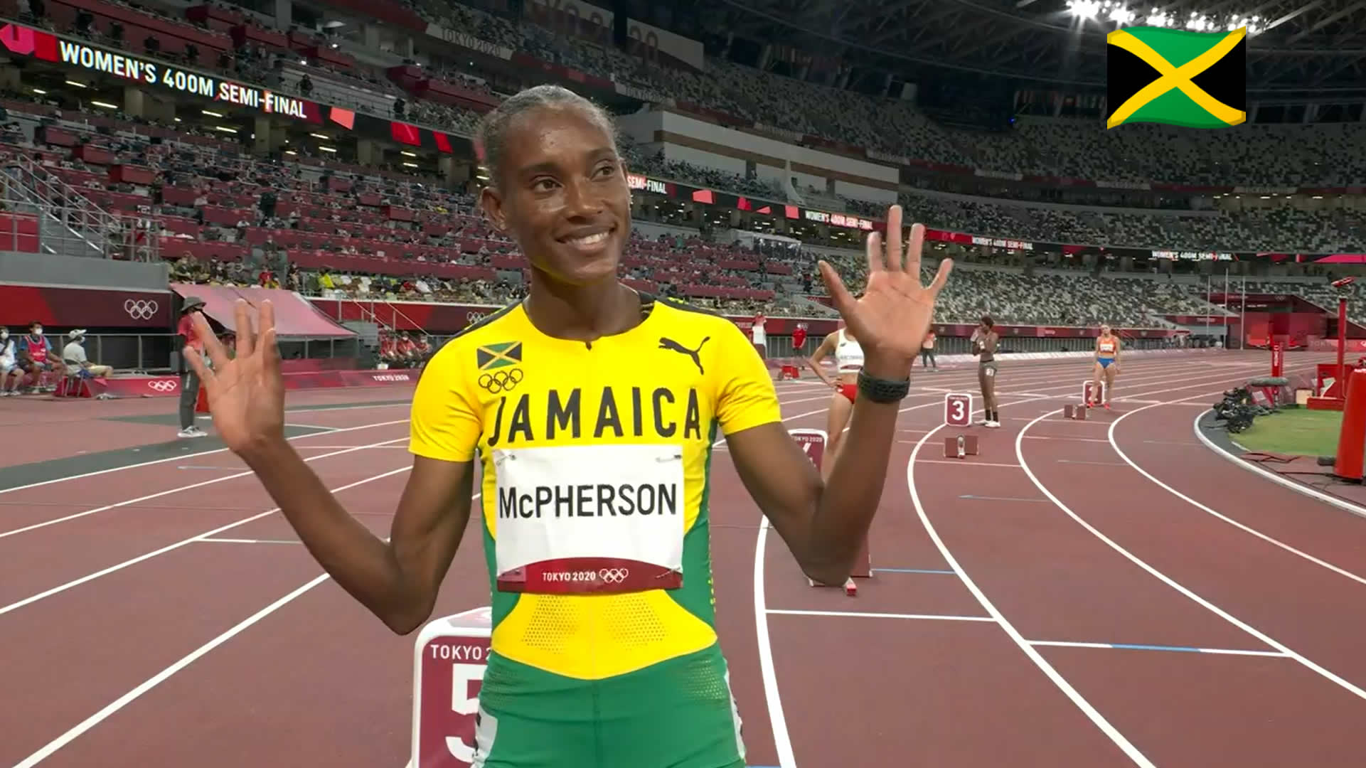 Stephenie Ann McPherson 4th in Women's 400m – Tokyo 2020 Olympic Games.
