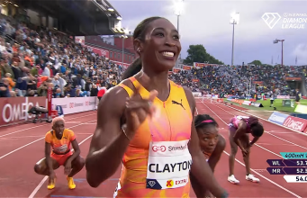 Rushell Clayton leads Jamaican 1-2-3 sweep in Oslo 400m hurdles