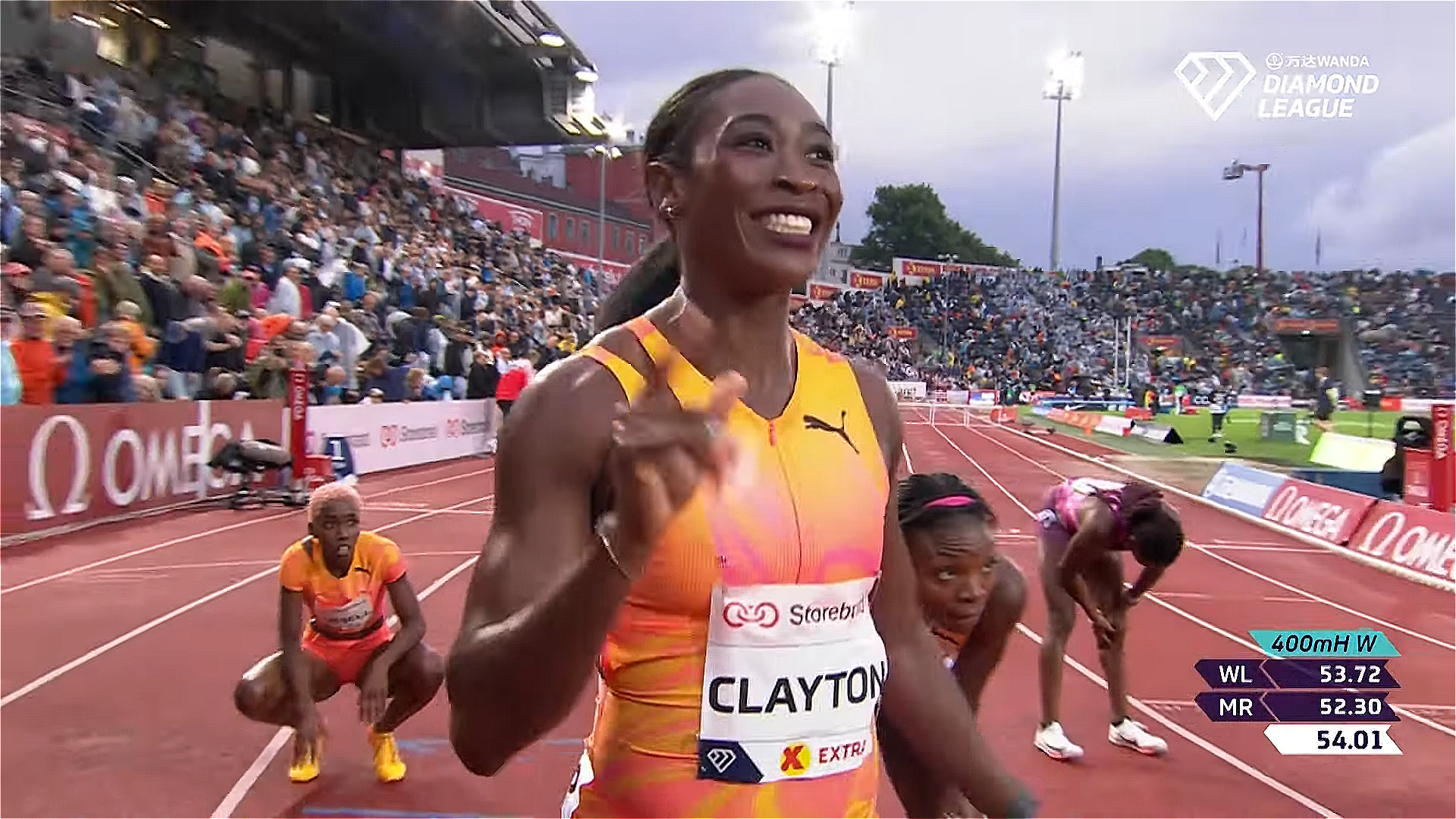 Rushell Clayton leads Jamaican 1-2-3 sweep in Oslo 400m hurdles