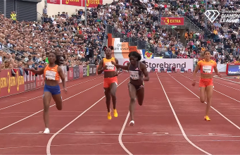 Watch Shericka Jackson 5th in 200m at Oslo Diamond League